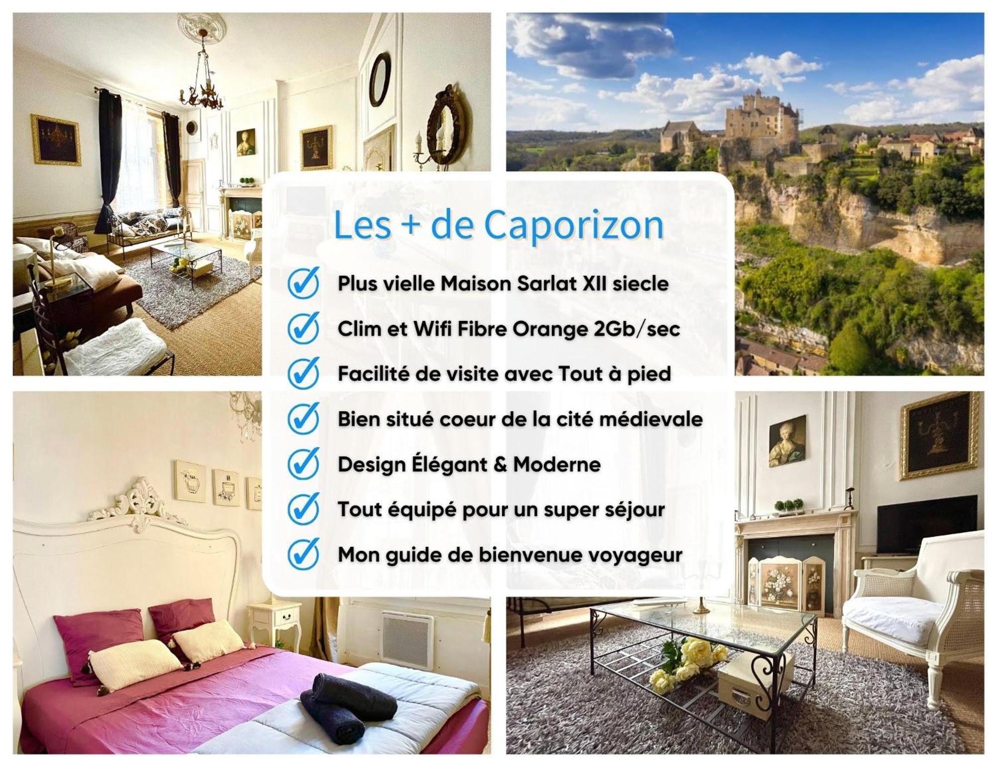Caporizon-Sarlat L'Elegance-T2 Plein Centre Cite Medievale Exteriér fotografie